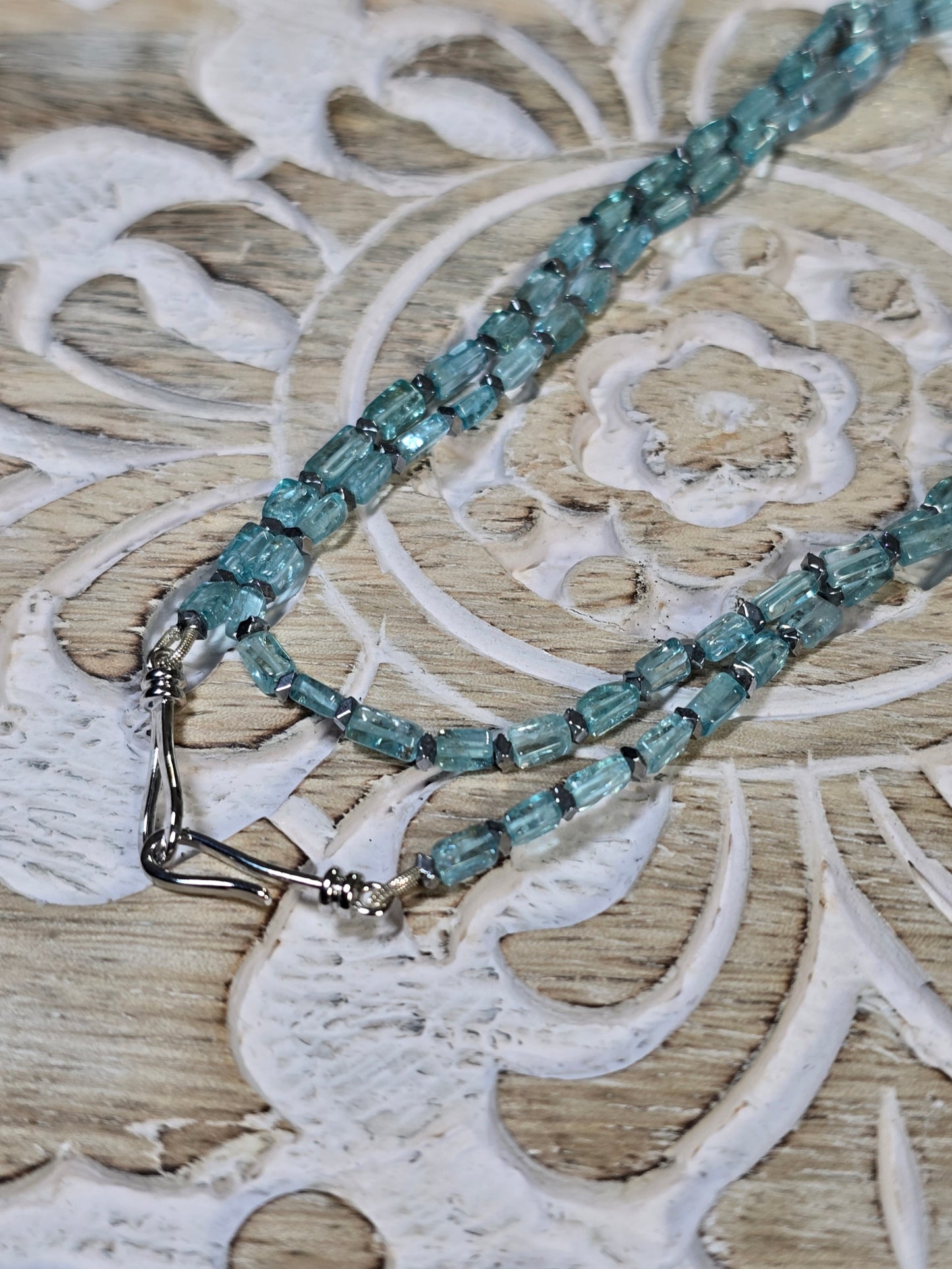 Aquamarine Gemstone  Necklace