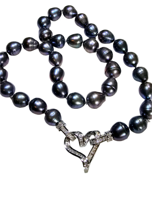 10mm Freshwater Peacock Pearl Necklace