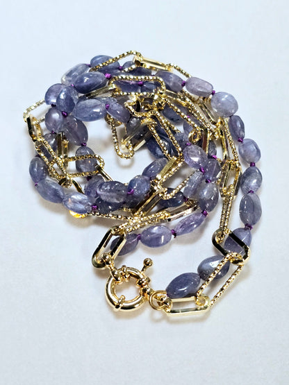 Elegant Tanzanite Necklace