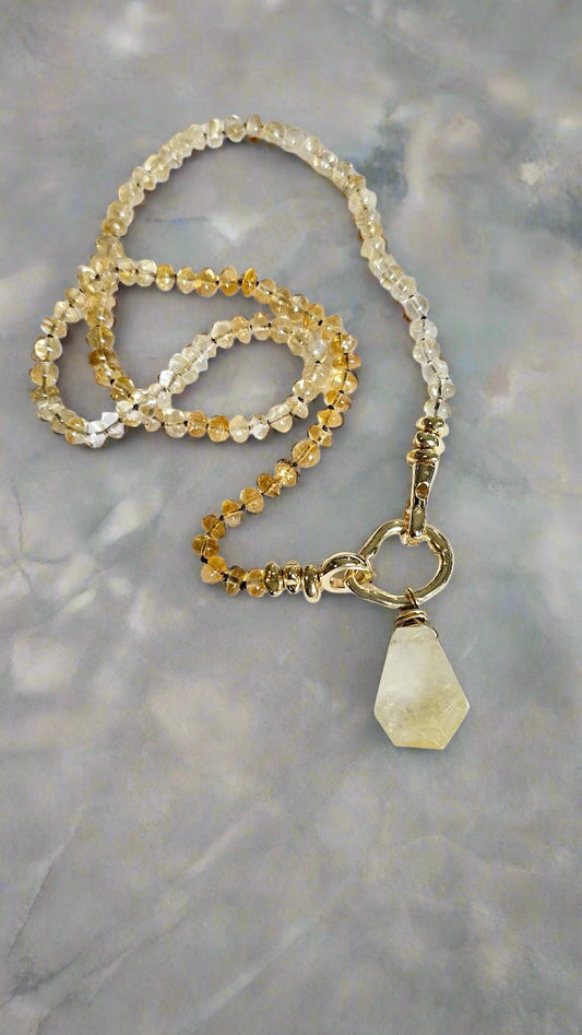 Citrine  Necklace