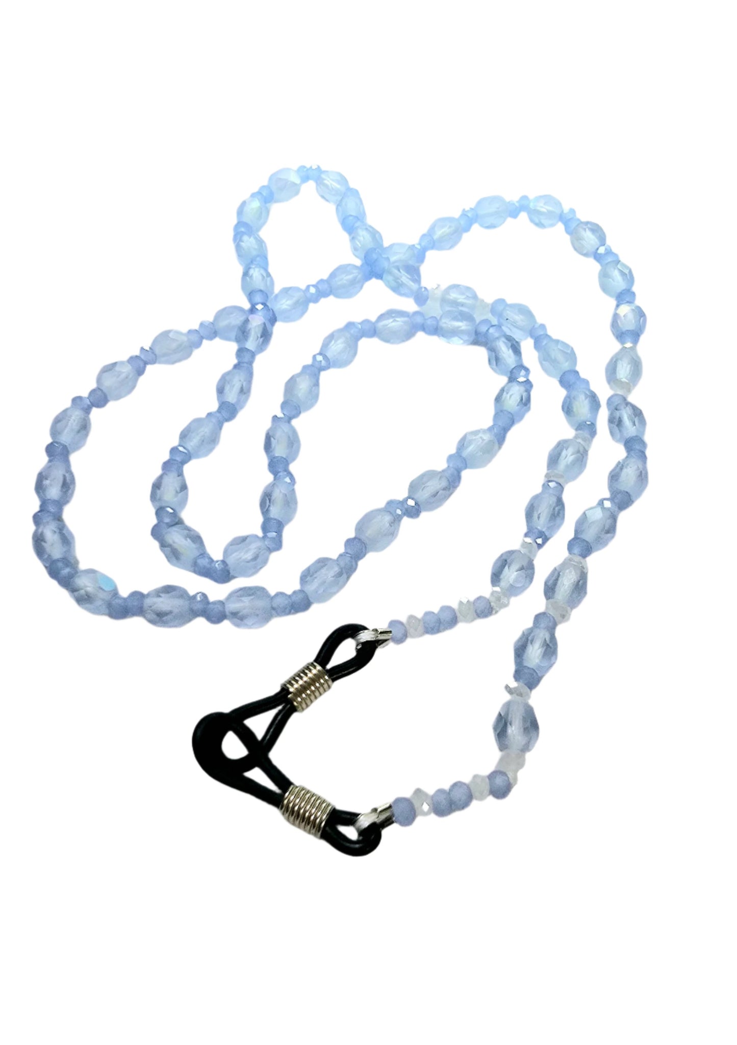 Beaded Sky Blue Eyewear Necklace Holder