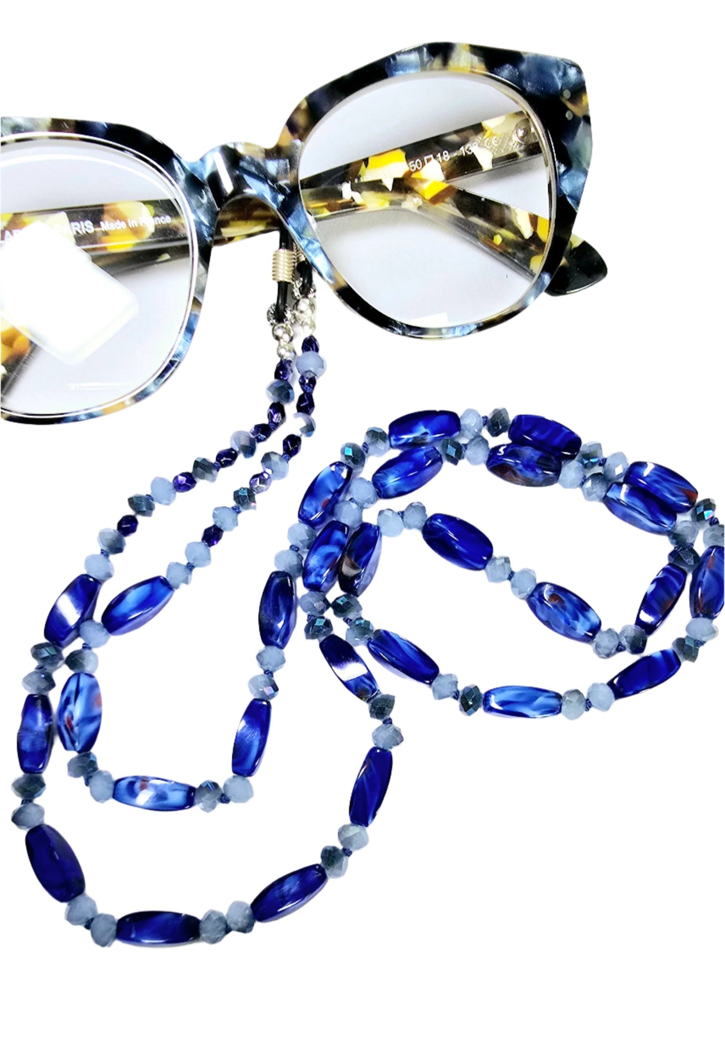 Royal Blue Eyewear Necklace Holder